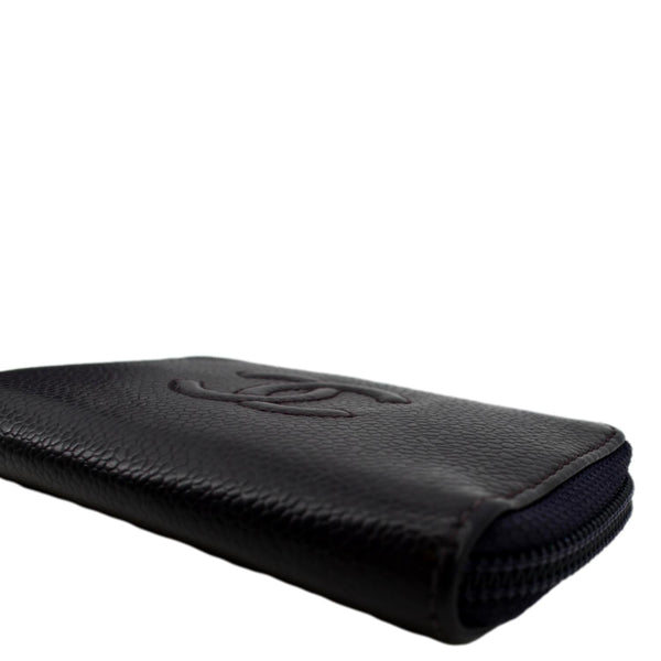 Chanel O Key Pouch Timeless Caviar Leather Small Purse - Bottom Right