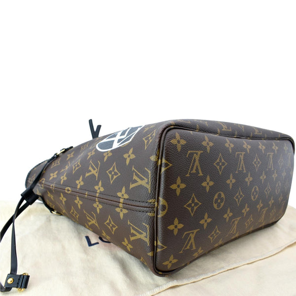 Louis Vuitton Neverfull World Tour Monogram Canvas Tote Bag Brown