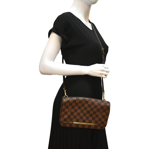 Louis Vuitton Hoxton PM Damier Ebene Crossbody Bag - Full View