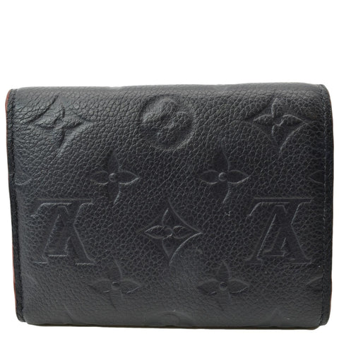 LOUIS VUITTON Victorine Monogram Empreinte Wallet Dark Navy Blue