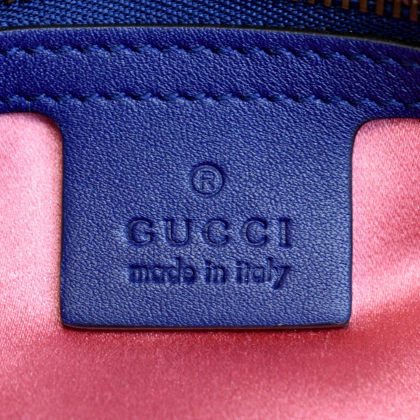 Gucci Deer Embroidered Small GG Marmont Shoulder Bag - Made In Italy