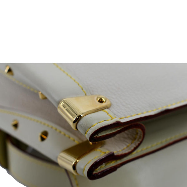 LOUIS VUITTON Suhali Le Talentueux Leather Shoulder Bag White
