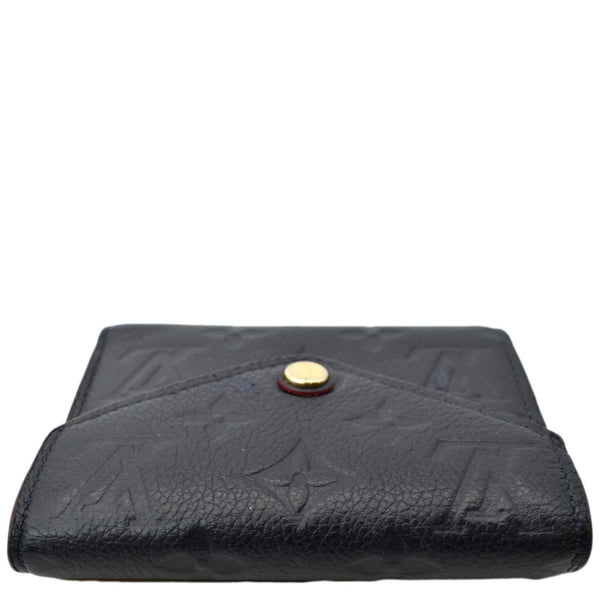 LOUIS VUITTON Victorine Monogram Empreinte Wallet Dark Navy Blue