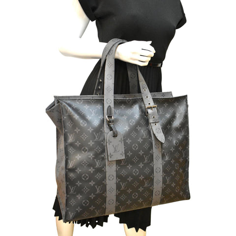 Louis Vuitton Cabas Zippe GM Monogram Eclipse Tote Bag-DDH