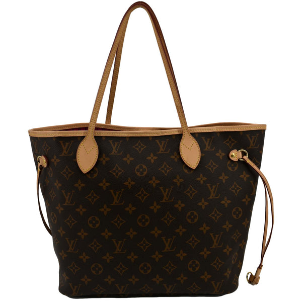 Louis Vuitton Neverfull MM Monogram Canvas Tote Bag - Back