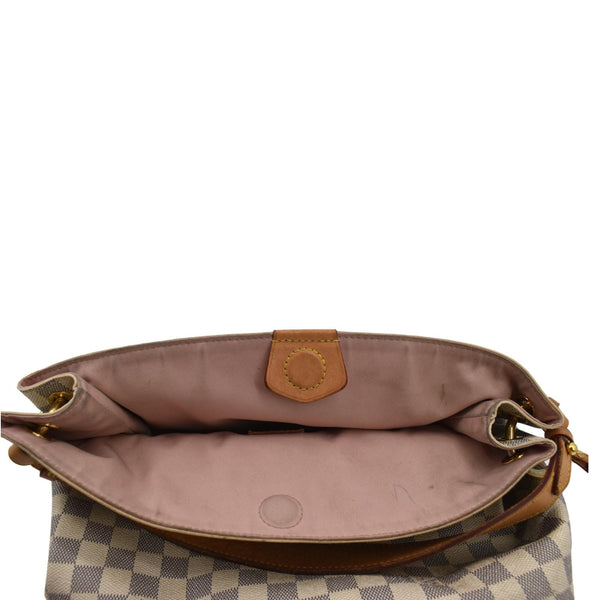 LOUIS VUITTON Graceful PM Damier Azur Hobo Shoulder Bag White