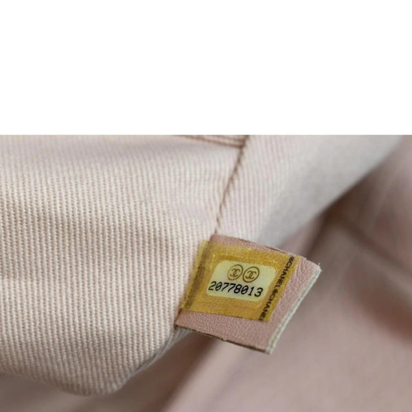 CHANEL Deauville Large Canvas Tote Bag Light Pink