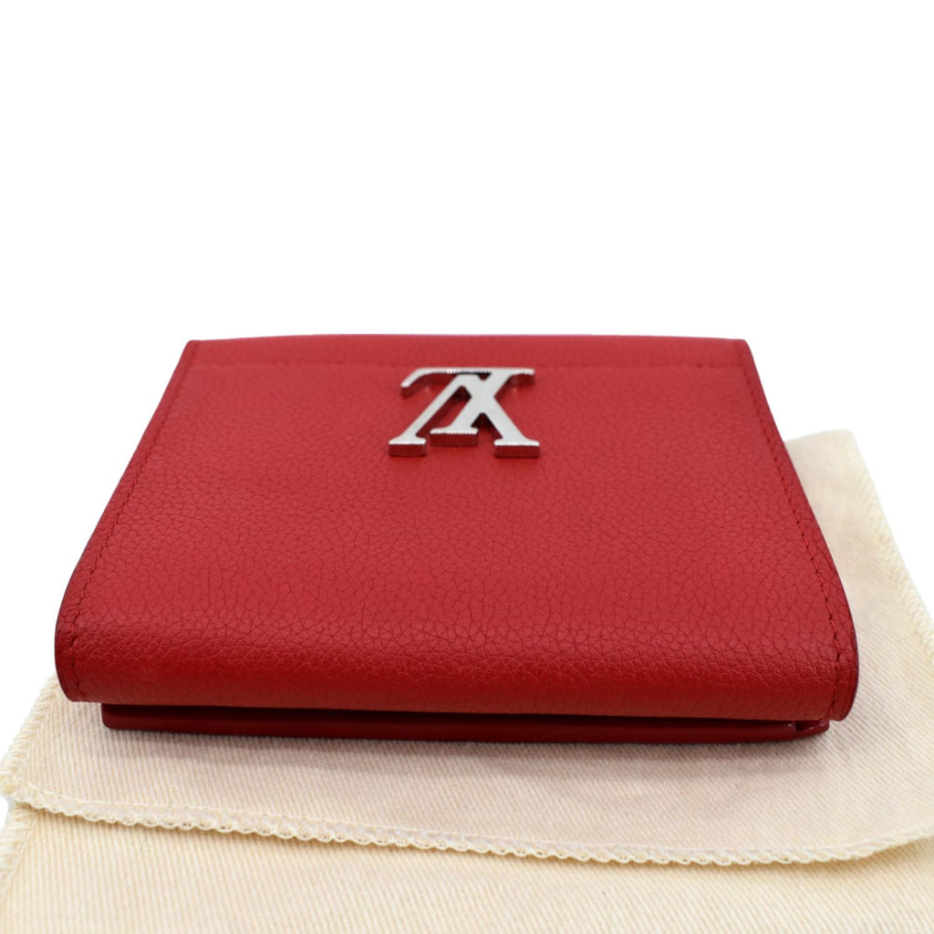 Shop Louis Vuitton LOCKME 2022 SS Monogram Calfskin Leather Folding Wallet  Small Wallet Logo (M81232, M81147, M81157) by lufine