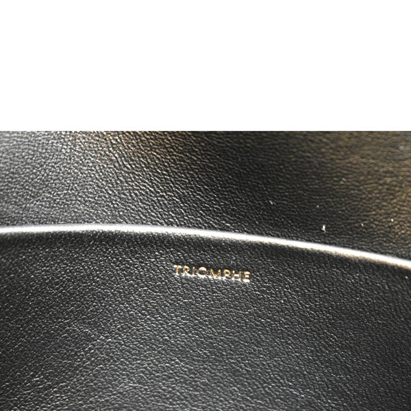 Celine Triomphe Calfskin Leather Shoulder Bag-DDH