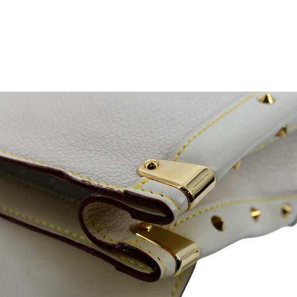 LOUIS VUITTON Suhali Le Talentueux Leather Shoulder Bag White
