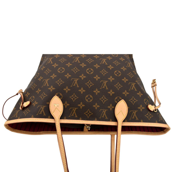Louis Vuitton Neverfull MM Monogram Canvas Tote Bag - Top