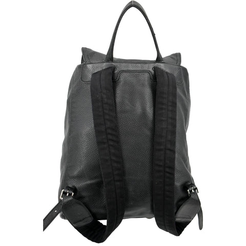 GUCCI GG Pebbled Leather Backpack Grey 322061