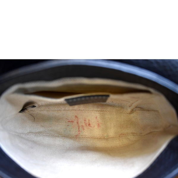 GUCCI GG Soho Pebbled Leather Chain Crossbody Bag Black 323190