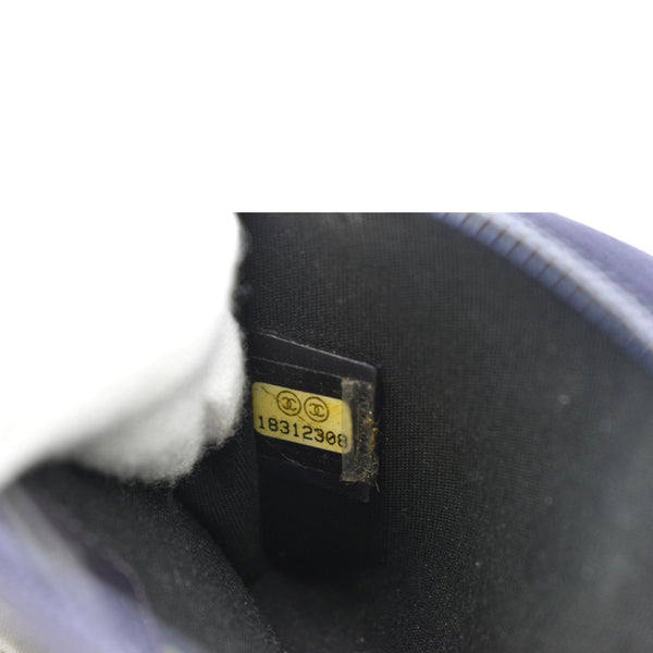 Chanel O Key Pouch Timeless Caviar Leather Small Purse - Stamp