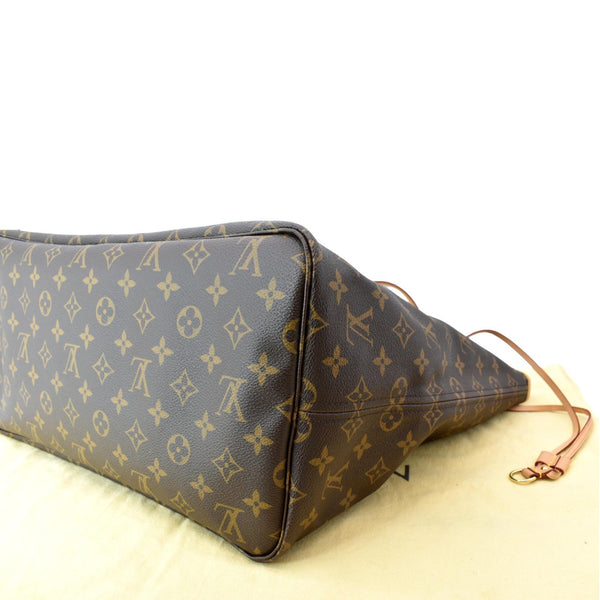 LOUIS VUITTON Neverfull GM Monogram Canvas Tote Bag Brown