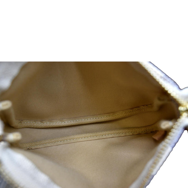 Louis Vuitton Mini Pochette Damier Azur Accessories Pouch - Inside