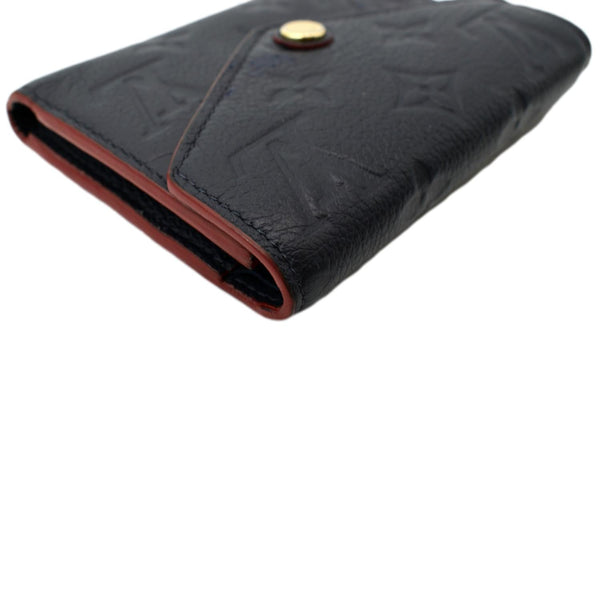 LOUIS VUITTON Victorine Monogram Empreinte Wallet Dark Navy Blue