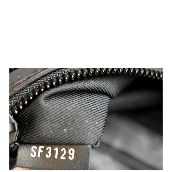 LOUIS VUITTON Volga Monogram Eclipse Pochette Clutch Bag Black