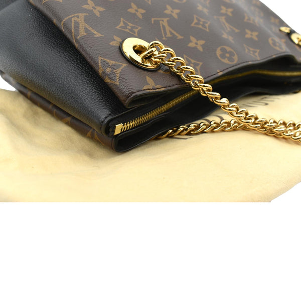 LOUIS VUITTON Surene MM Monogram Canvas Shoulder Bag Black