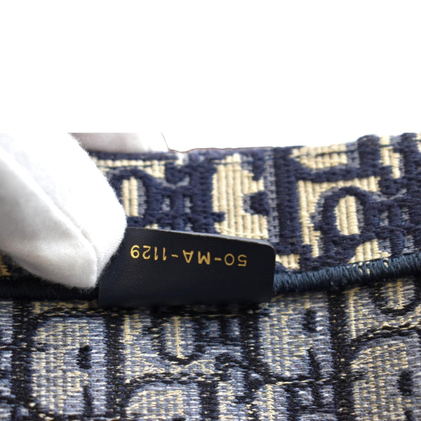 Christian Dior Large Book Oblique Embroidered Tote Bag - Stamp