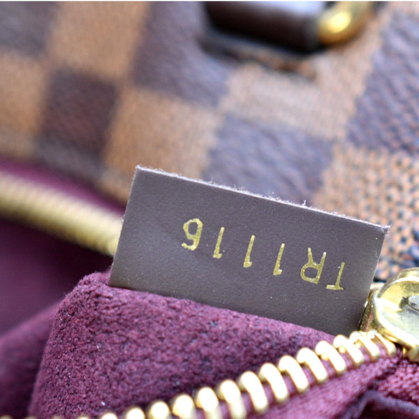 LOUIS VUITTON Brompton Damier Ebene Shoulder Bag Brown