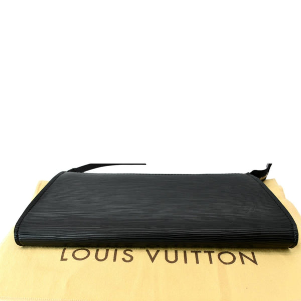 LOUIS VUITTON Pochette Accessories Epi Leather Shoulder Bag Noir Black-Dallas Designer