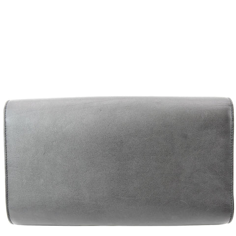 YVES SAINT LAURENT Belle de Jour Leather Clutch Bag Black