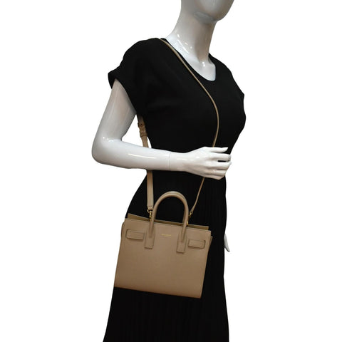 Yves Saint Laurent Sac De Jour Nano Smooth Shoulder Bag - Full View