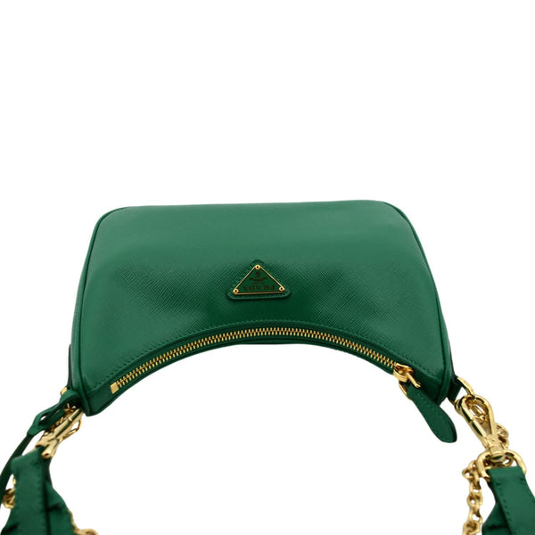 PRADA Re-Edition 2005 Saffiano Leather Shoulder Bag Green