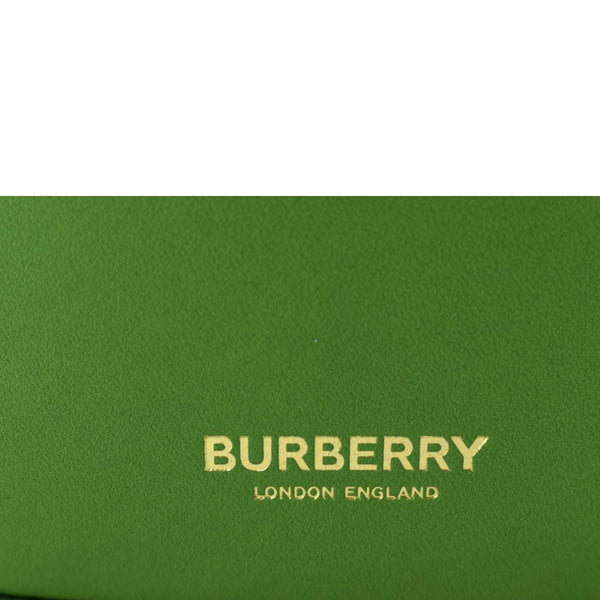 BURBERRY Olympia Mini Leather Chain Shoulder Bag Green