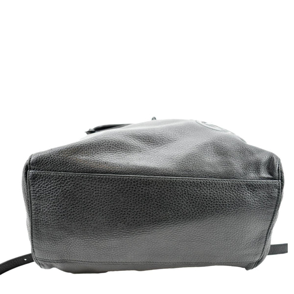 GUCCI GG Pebbled Leather Backpack Grey 322061