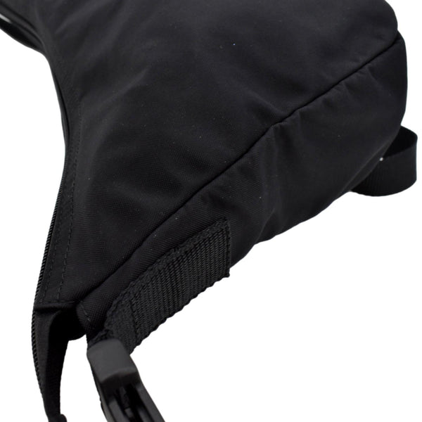 BALENCIAGA Wheel Nylon Shoulder Bag Black