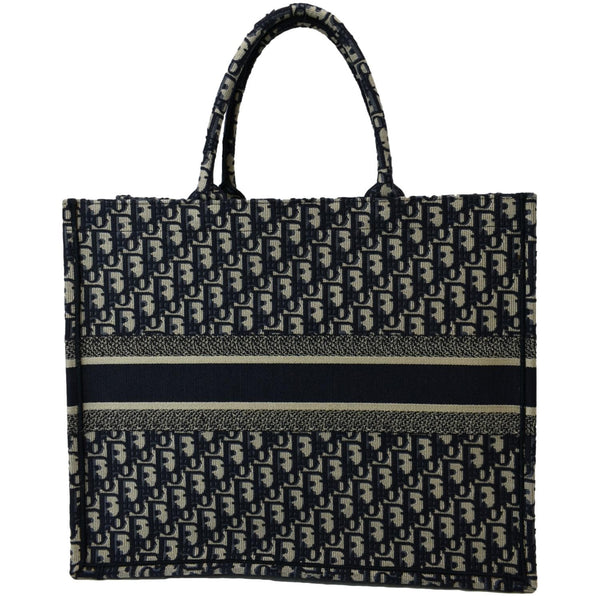 CHRISTIAN DIOR Large Book Oblique Embroidered Canvas Tote Bag Multicolor - Hot Deals