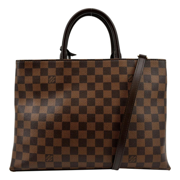 LOUIS VUITTON Brompton Damier Ebene Shoulder Bag Brown