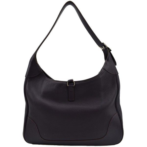 Hermes Trim II 35 Raisin Togo Leather Tote Bag Purple - Back