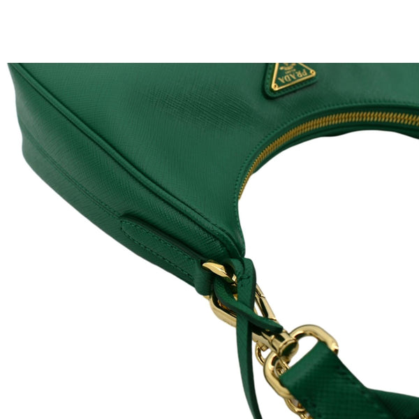 PRADA Re-Edition 2005 Saffiano Leather Shoulder Bag Green