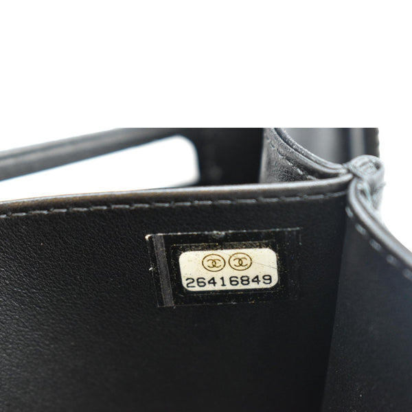 Chanel CC Filigree Vanity Quilted Caviar Shoulder Bag - Serial Number