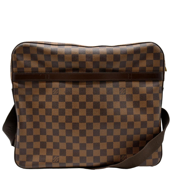 LOUIS VUITTON Dorsoduro Damier Ebene Messenger Crossbody Bag Brown