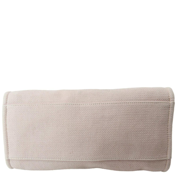 CHANEL Deauville Large Canvas Tote Bag Light Pink