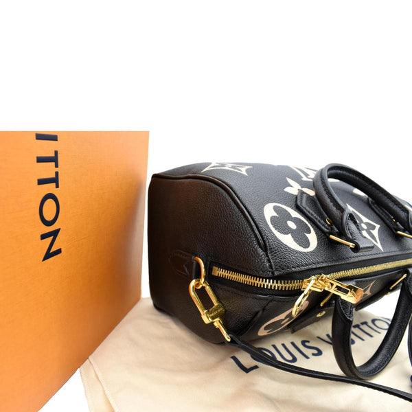 Louis Vuitton Speedy 25 Bandouliere Monogram Crossbody Bag - Left Side