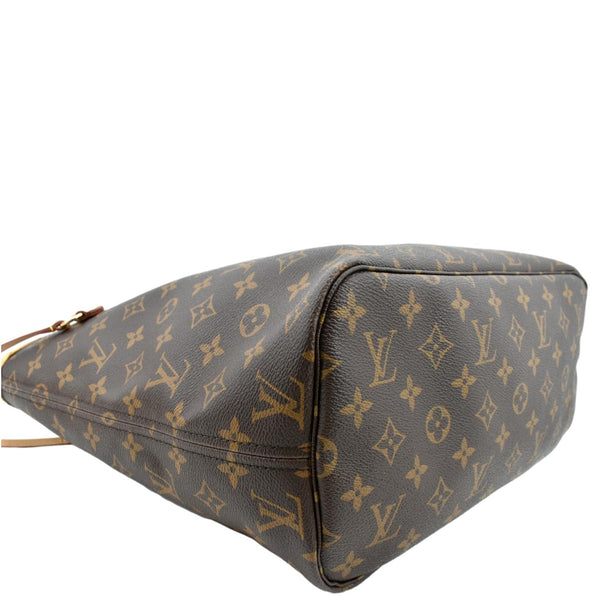Louis Vuitton Neverfull MM Monogram Canvas Tote Bag - Bottom Left
