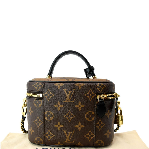 LOUIS VUITTON Vanity PM Monogram Reverse Canvas Crossbody Bag Brown