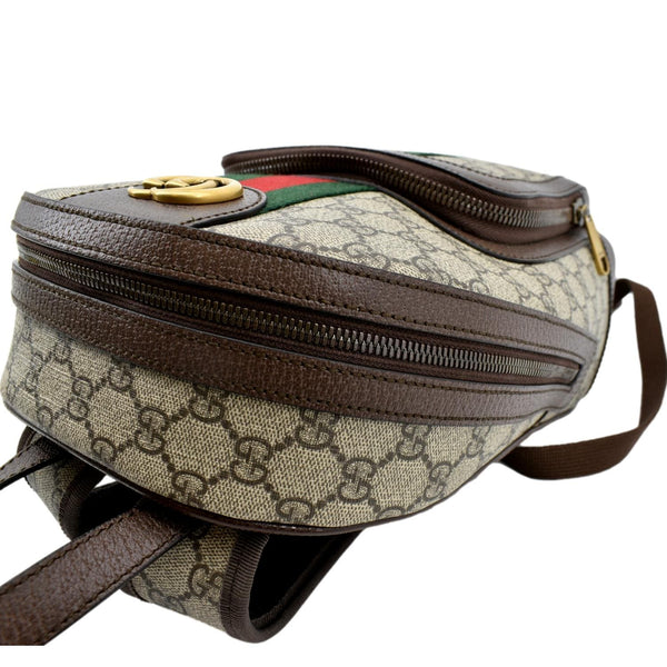 GUCCI Ophidia Small GG Supreme Canvas Backpack Beige 547965