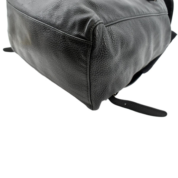 GUCCI GG Pebbled Leather Backpack Grey 322061