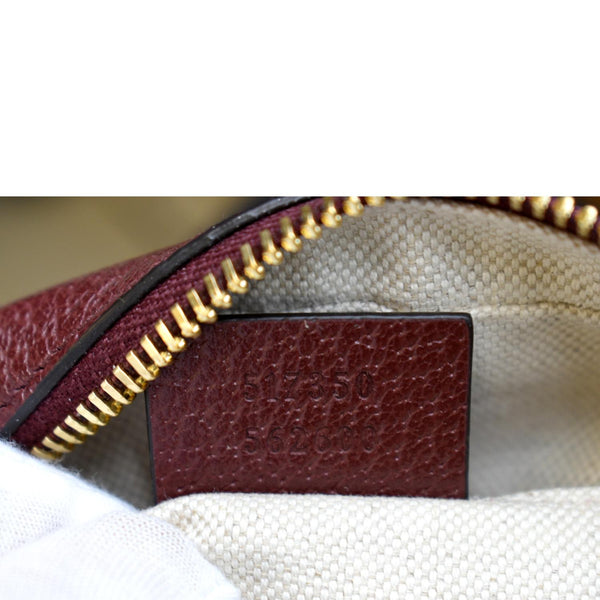 Gucci Ophidia GG Supreme Mini Crossbody Bag in Red-Serial Number