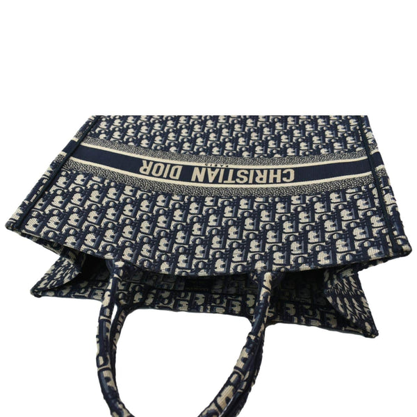 CHRISTIAN DIOR Large Book Oblique Embroidered Canvas Tote Bag Multicolor - Hot Deals