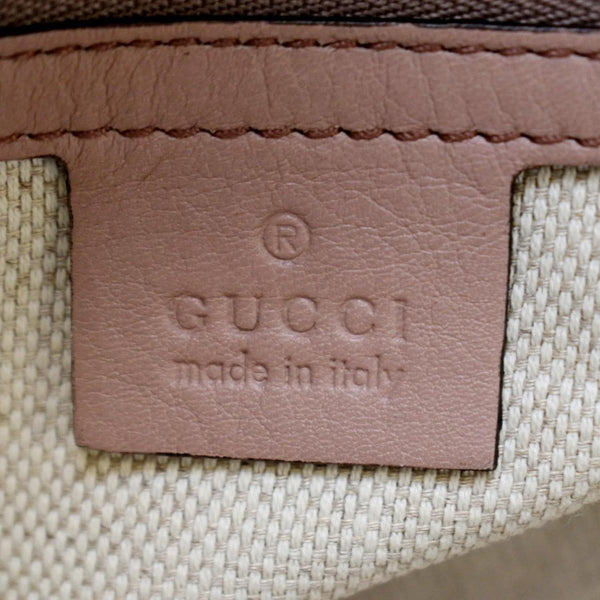 GUCCI Soho Small Patent Leather Shoulder Bag Neutral 336751