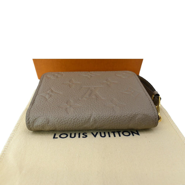 Louis Vuitton Zippy Coin Purse Monogram Empreinte Leather Tourterelle Beige