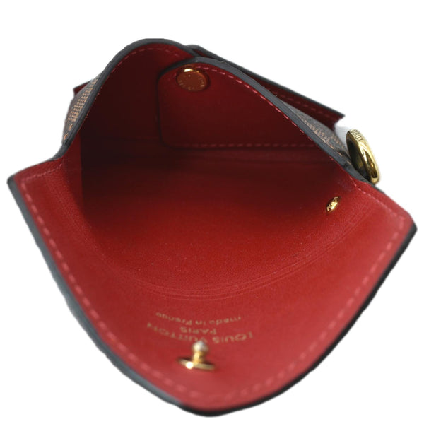 LOUIS VUITTON Kirigami Pochette Damier Ebene Clutch Brown