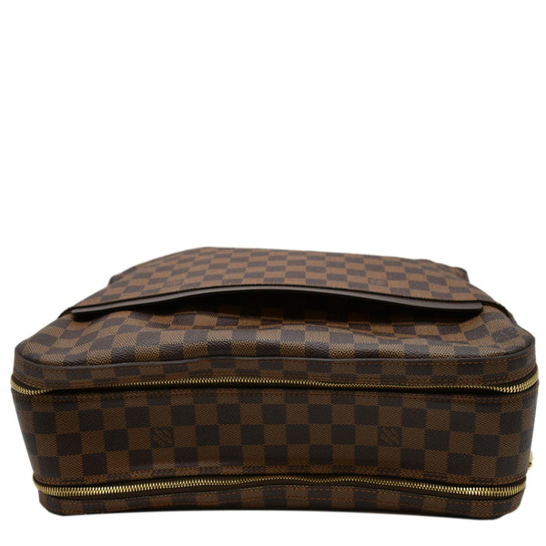 LOUIS VUITTON Dorsoduro Damier Ebene Messenger Crossbody Bag Brown